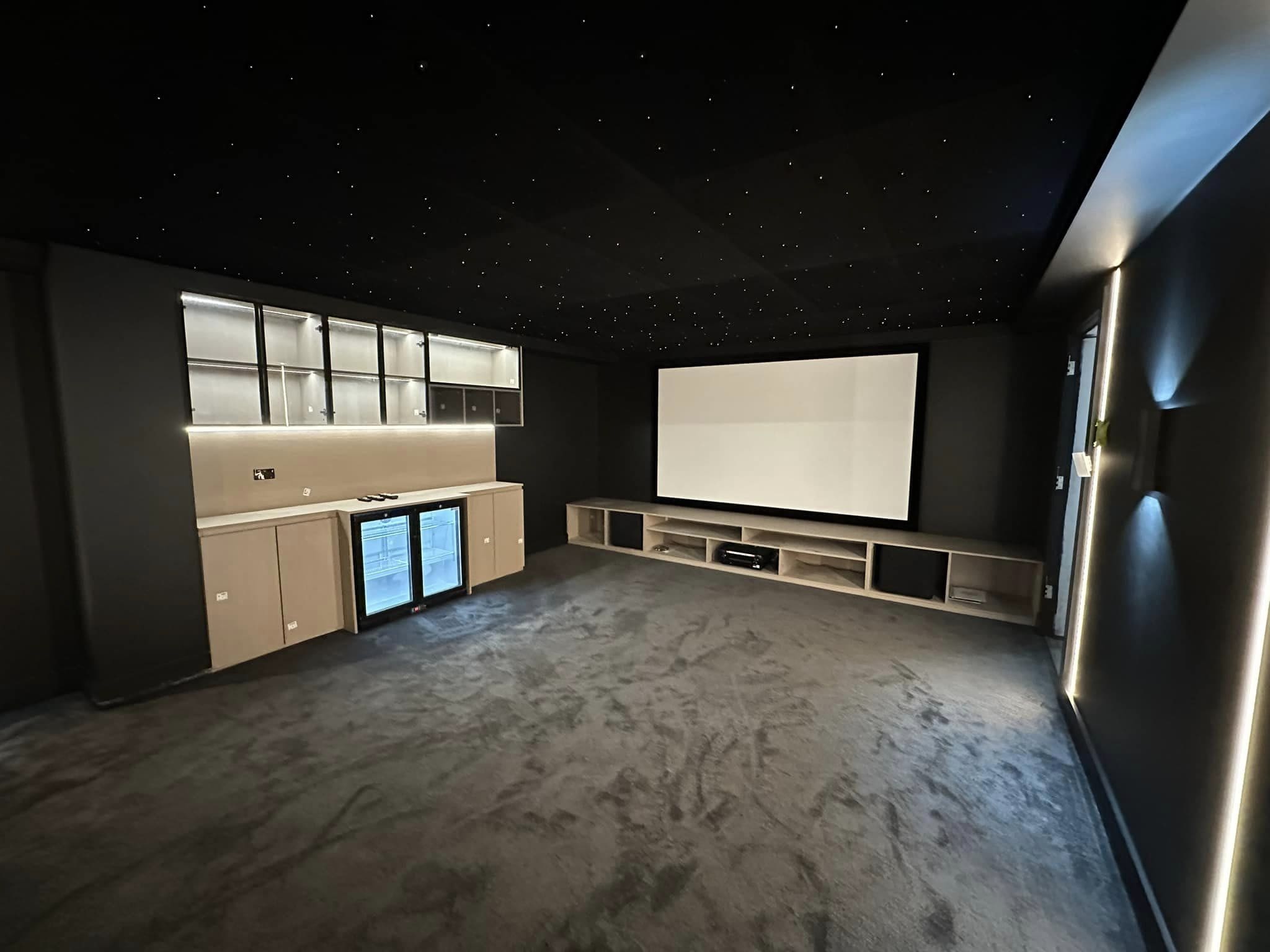 Brand New Cinema Room Installation, Oatley