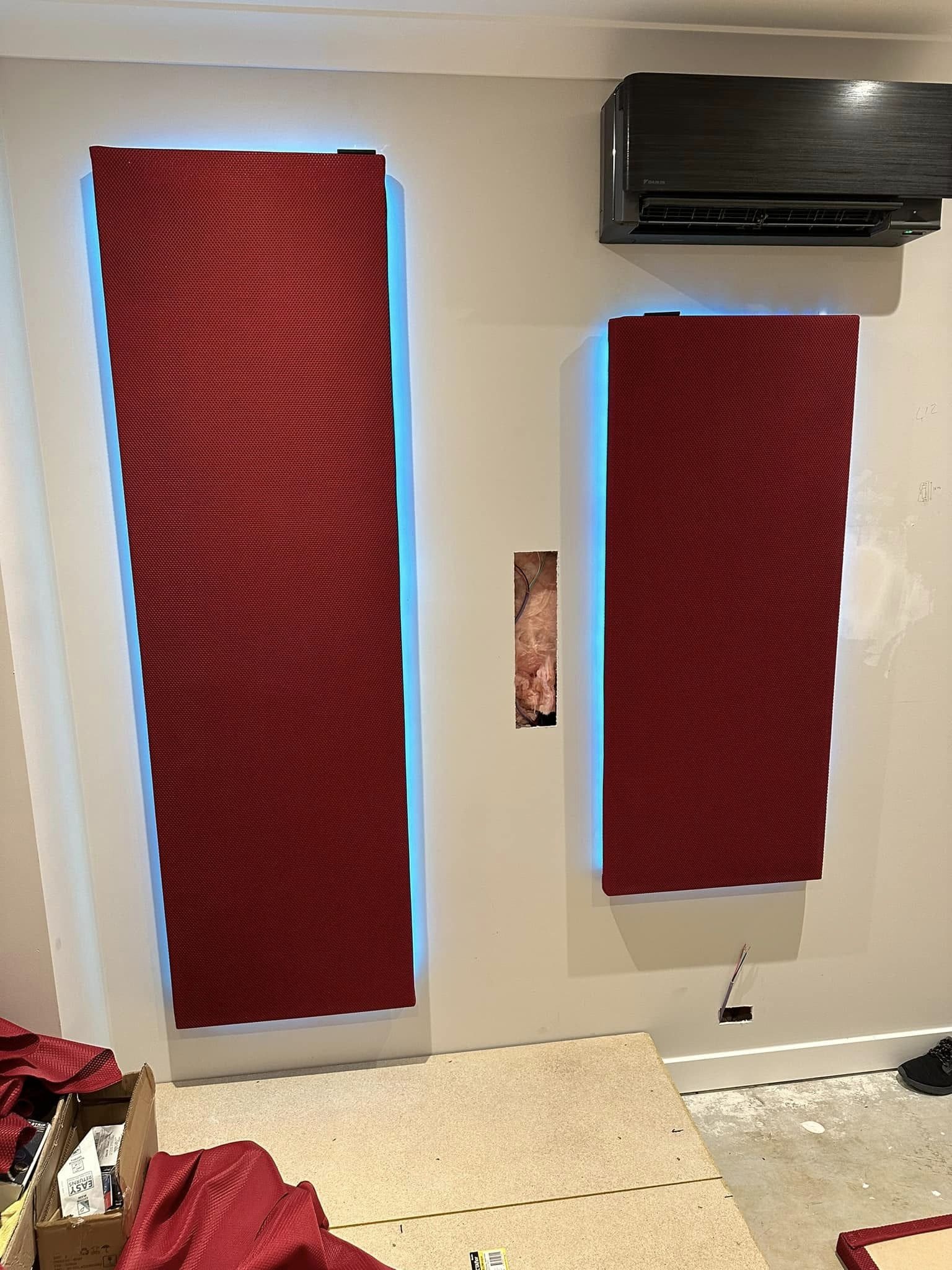 Garage Transformation to Cinema Room
