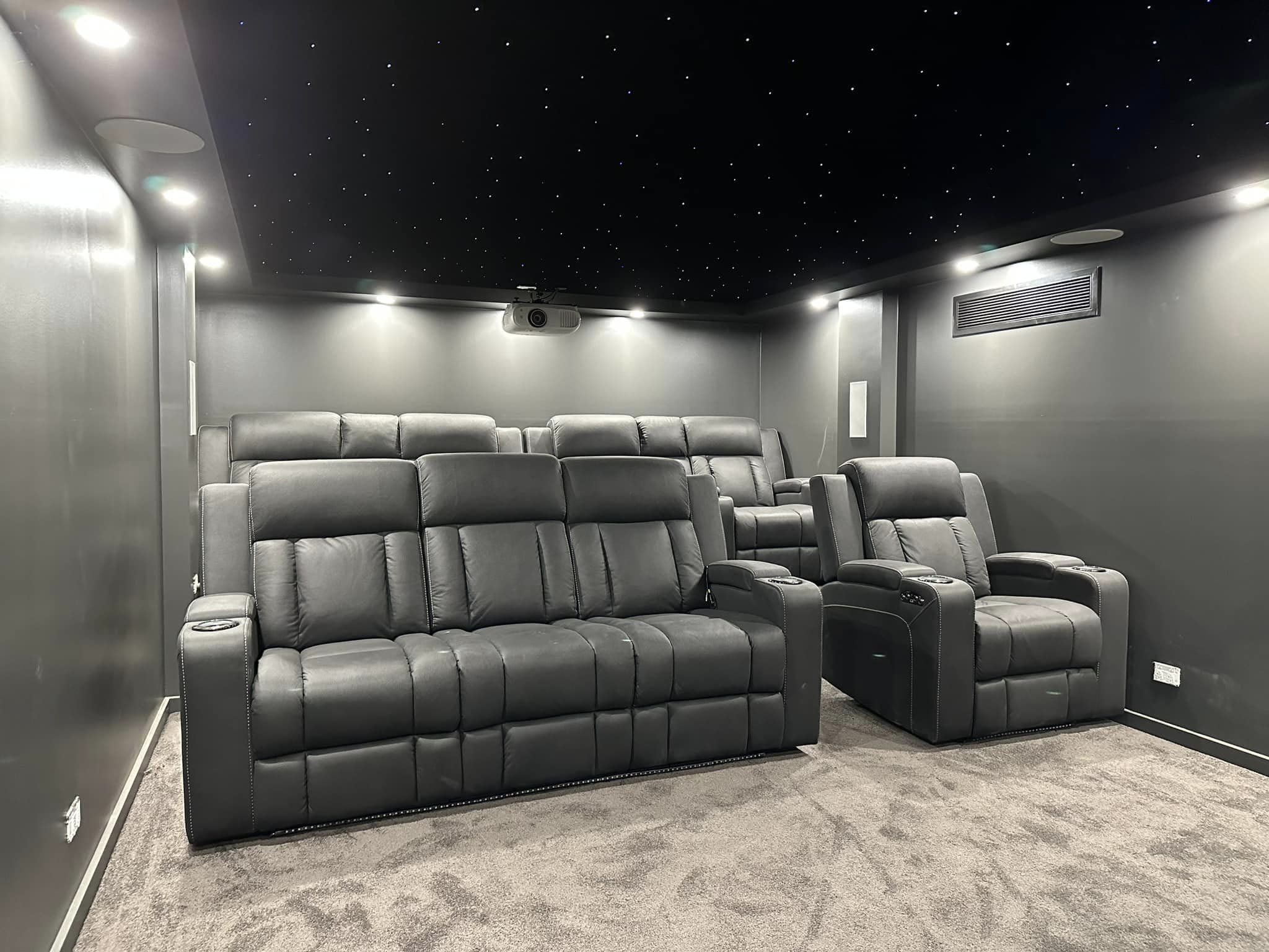 Sandy Point Basement to Cinema Room Conversion