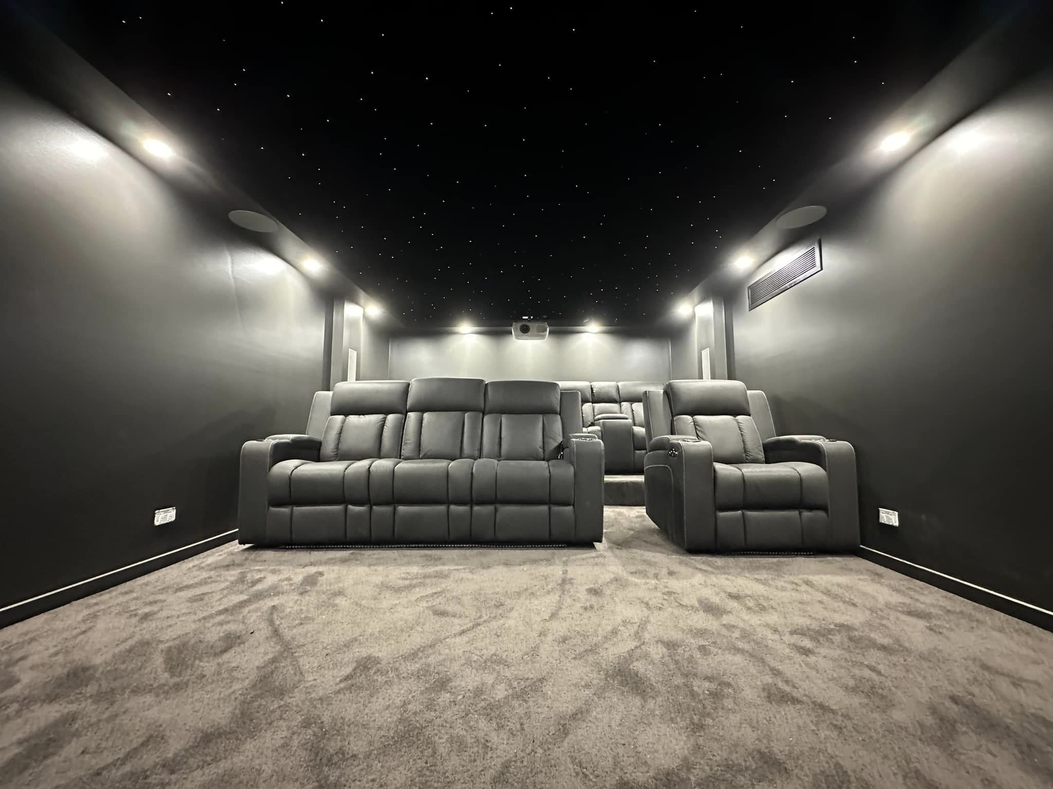Sandy Point Basement to Cinema Room Conversion