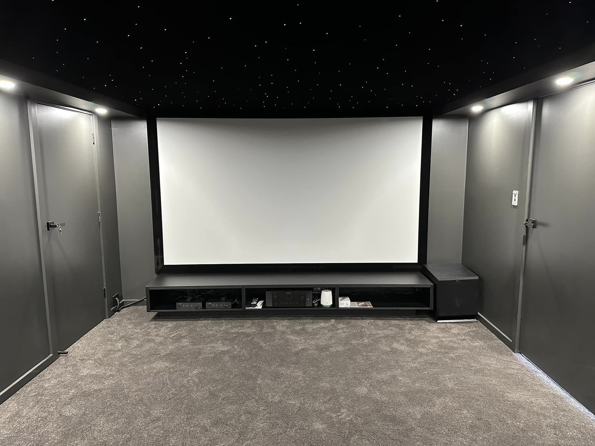 Sandy Point Basement to Cinema Room Conversion