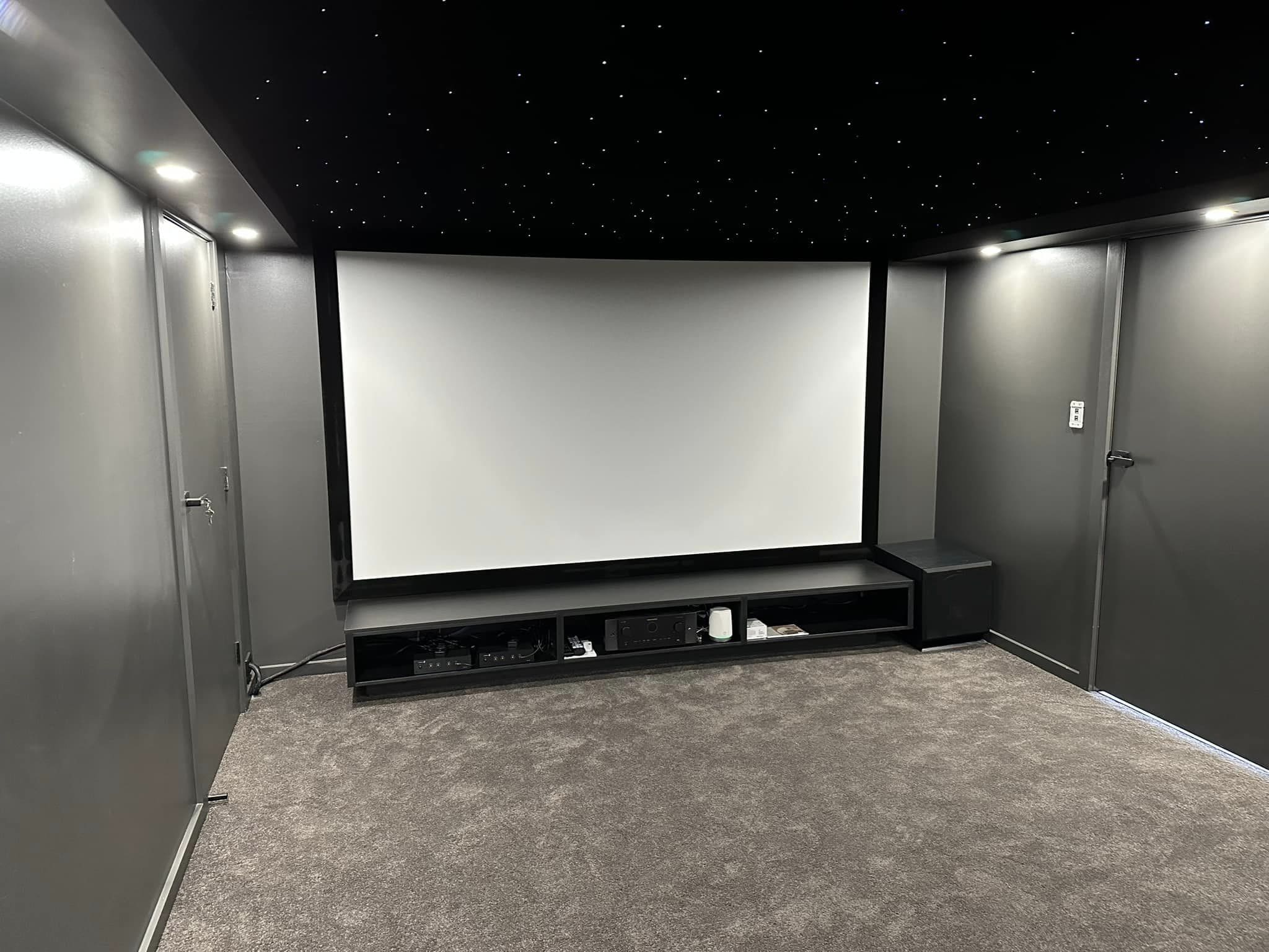 Sandy Point Basement to Cinema Room Conversion