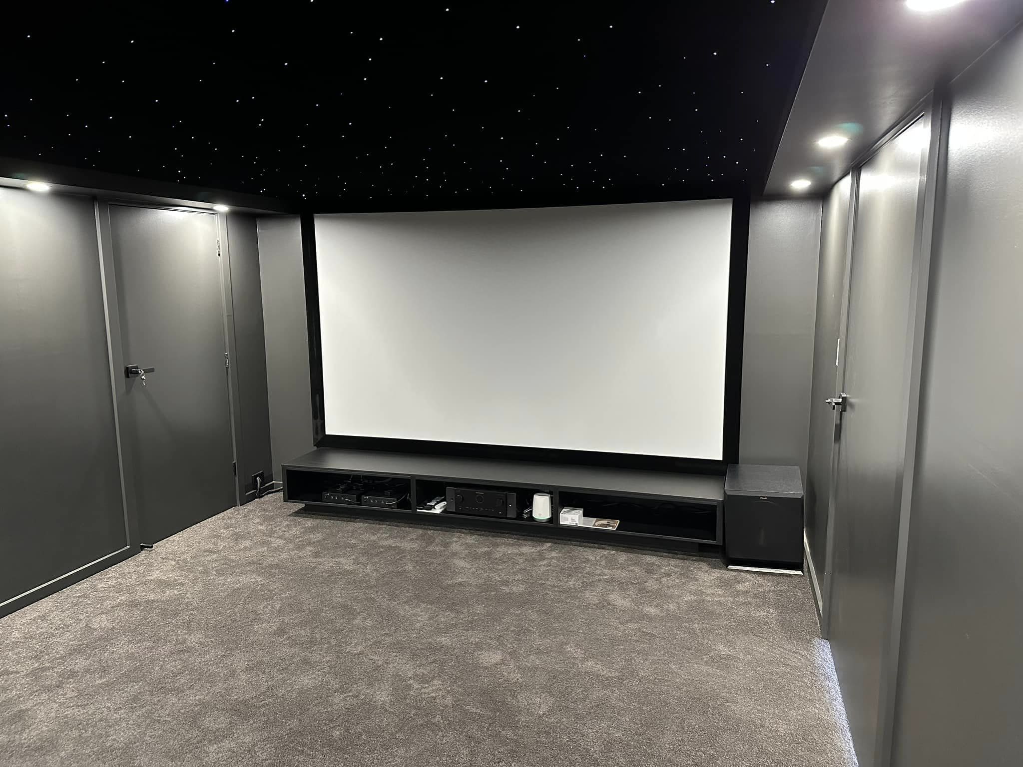 Sandy Point Basement to Cinema Room Conversion