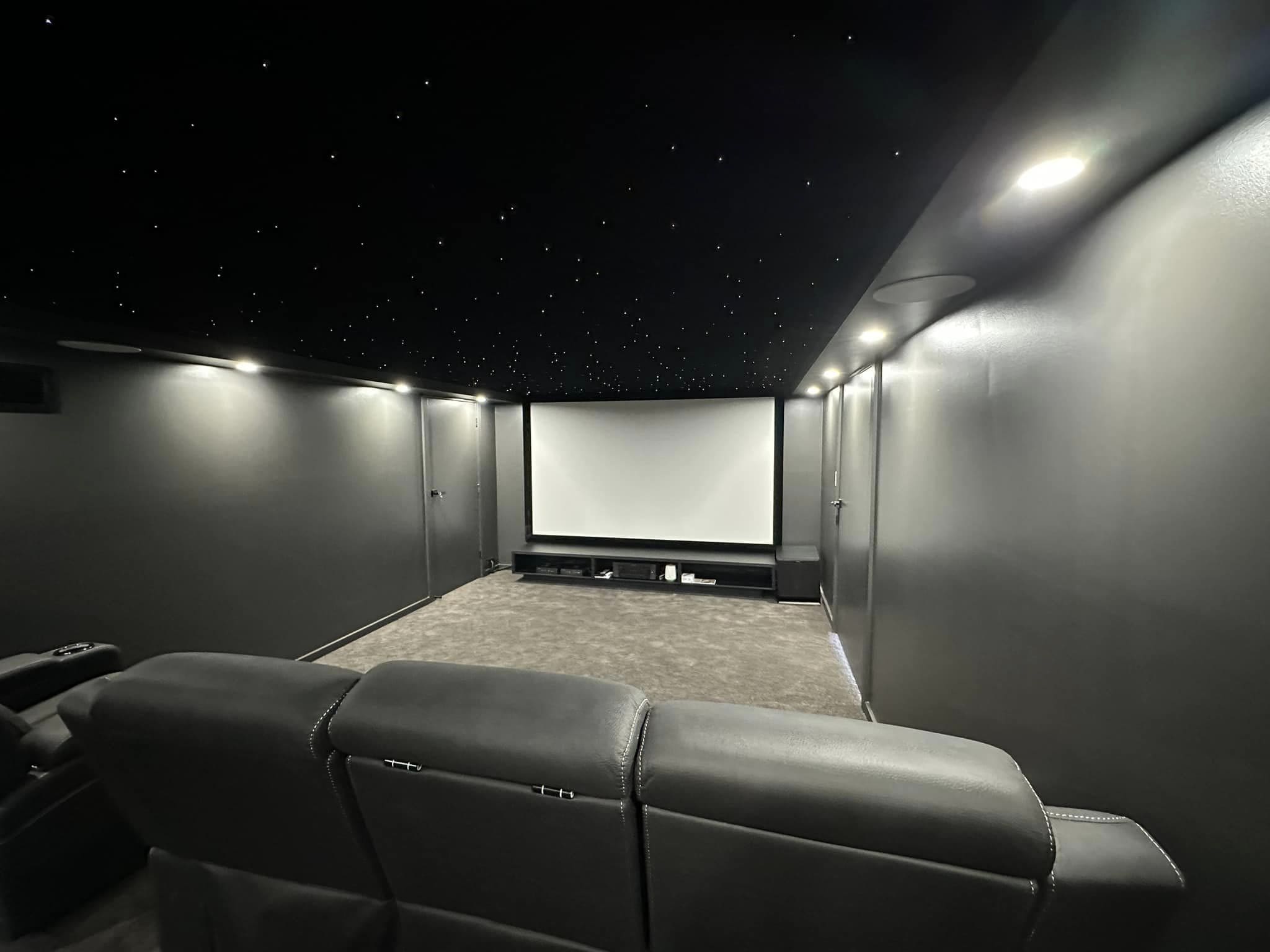 Sandy Point Basement to Cinema Room Conversion