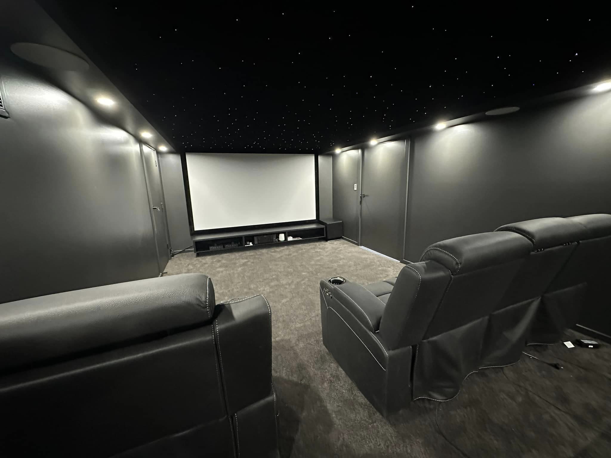 Sandy Point Basement to Cinema Room Conversion