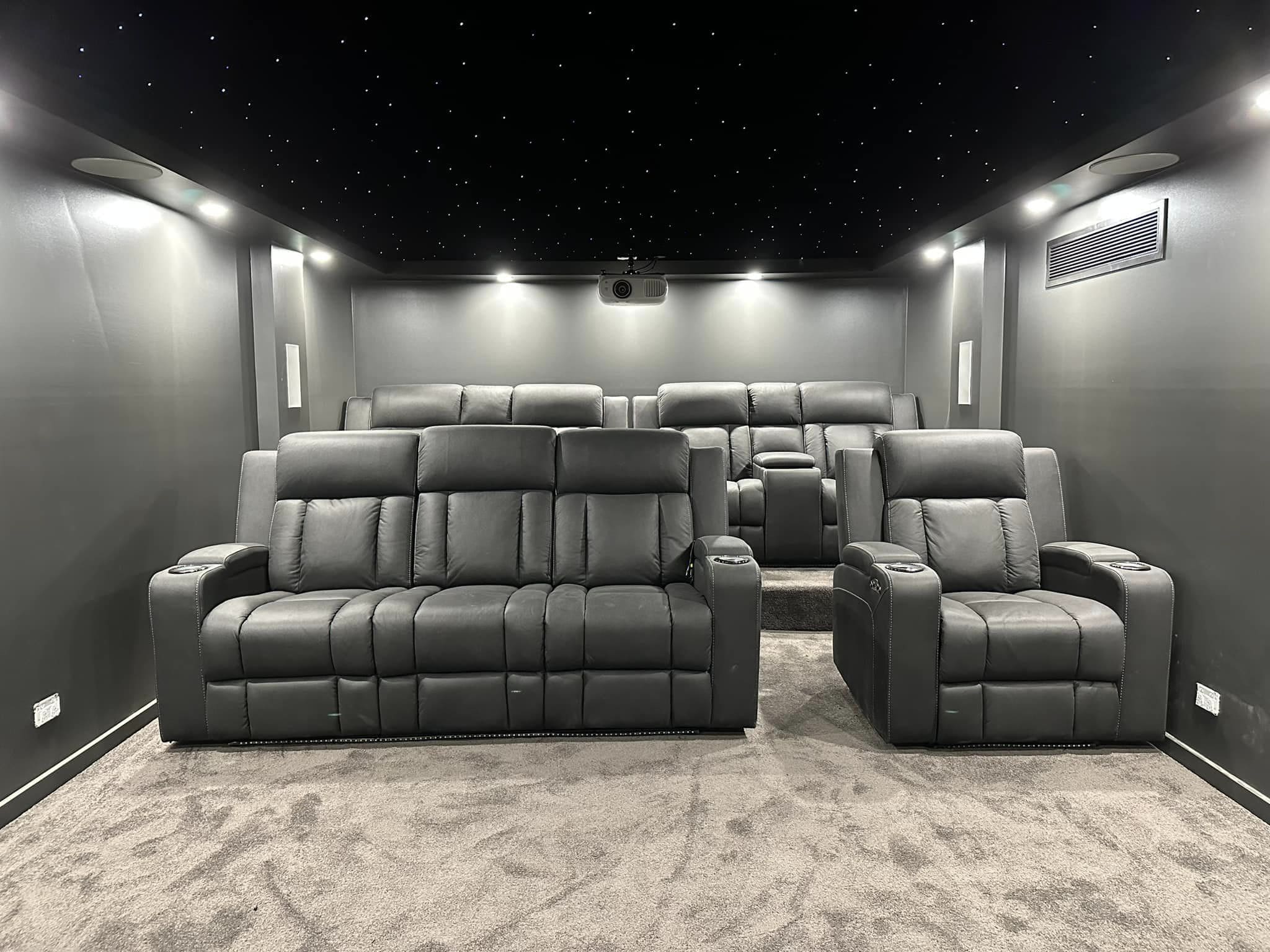 Sandy Point Basement to Cinema Room Conversion
