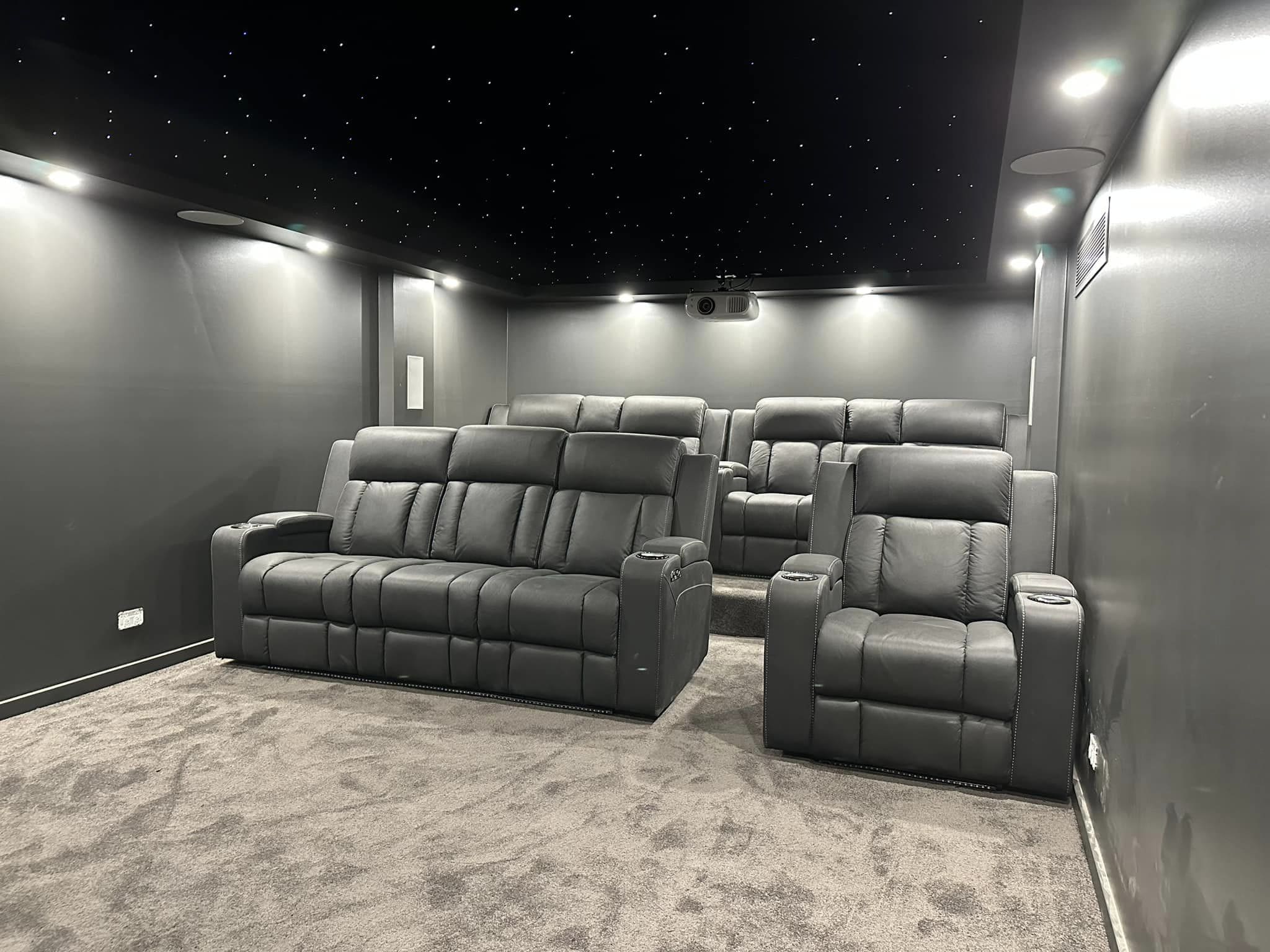 Sandy Point Basement to Cinema Room Conversion