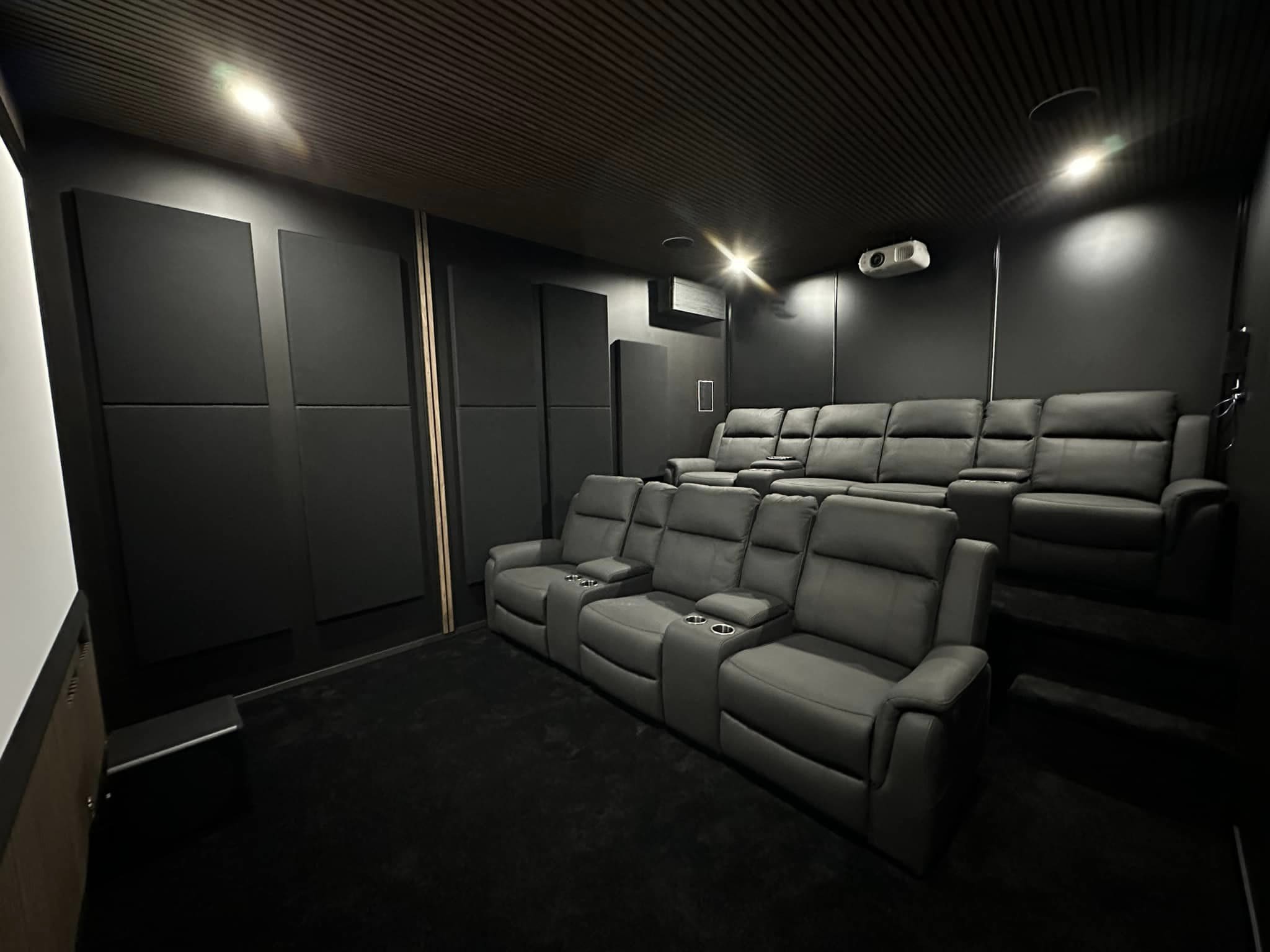 Single Garage to Cinema Room Transformation