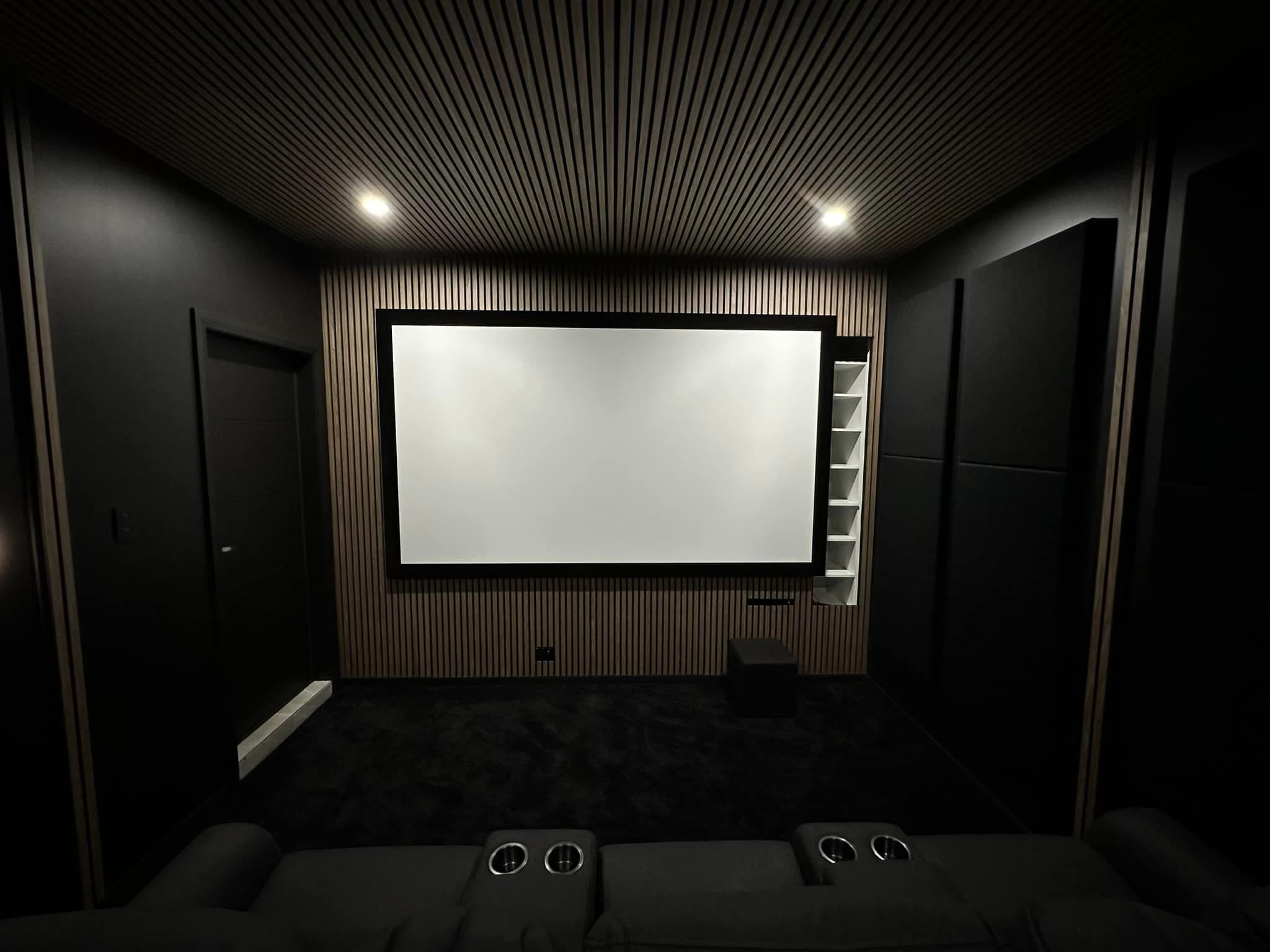Single Garage to Cinema Room Transformation