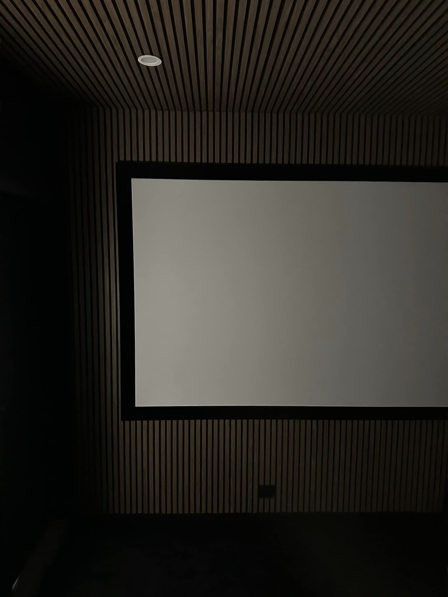 Single Garage to Cinema Room Transformation