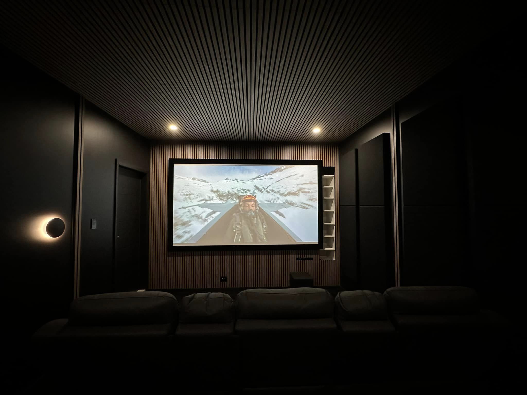 Single Garage to Cinema Room Transformation