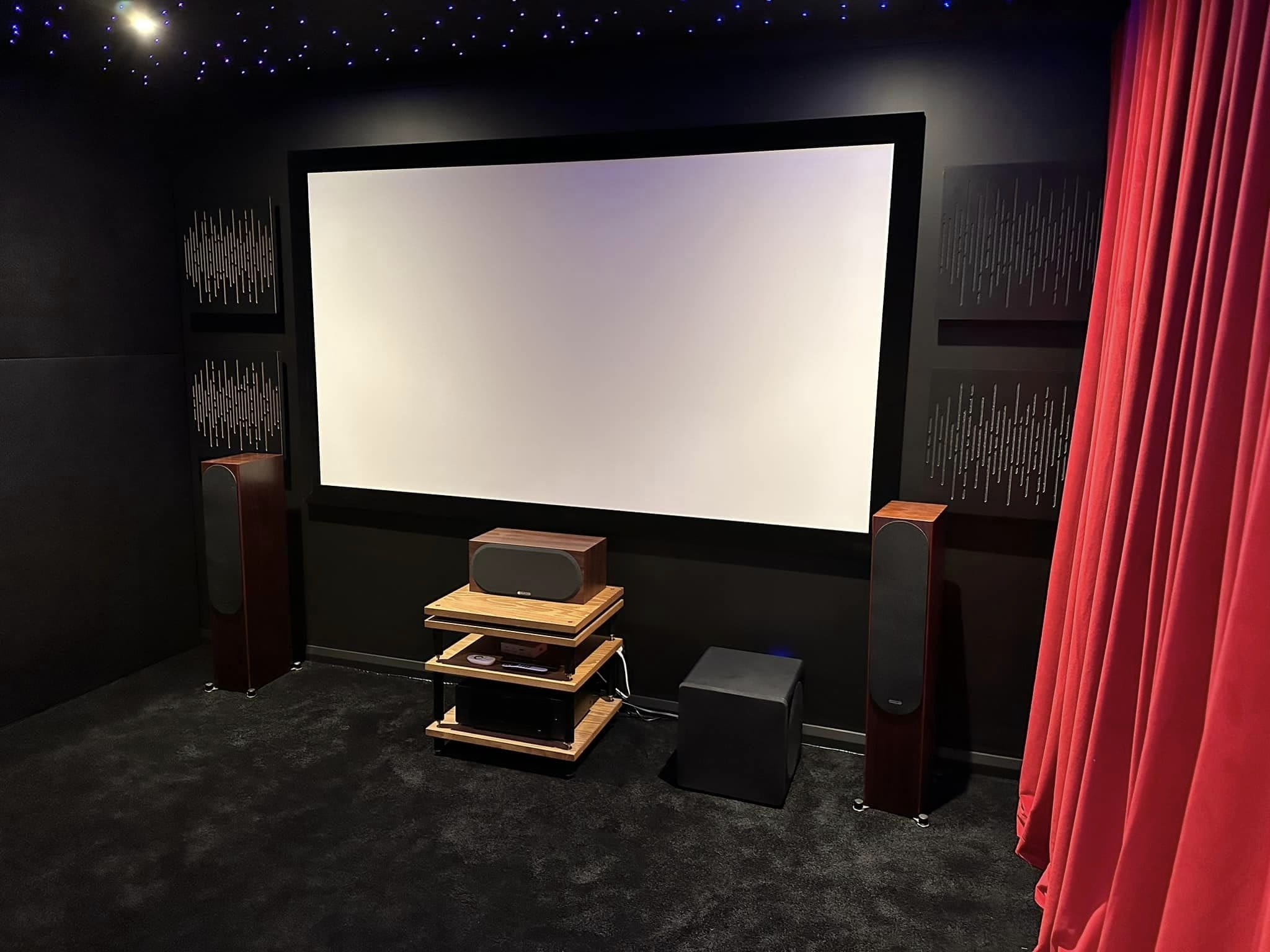 TV Room to Home Theatre transformation, Caddens