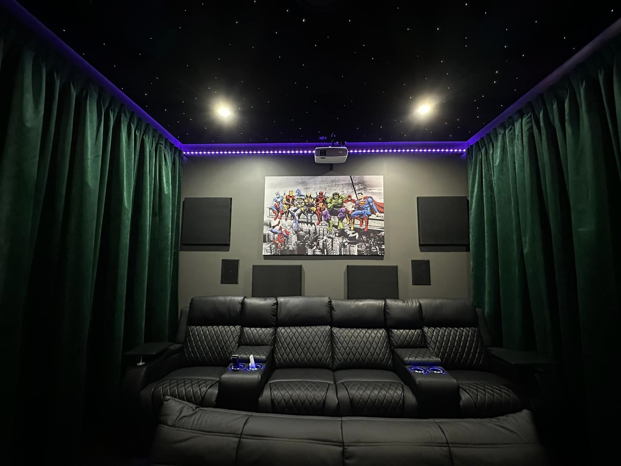 TV room to Cinema Room Transformation
